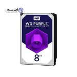 هارد اینترنال وسترن دیجیتال بنفش 8 ترابایت Purple WD80PURZ