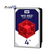 هارد دیسک اینترنال قرمز وسترن دیجیتال 4 ترابایت مناسب برای شبکه nas