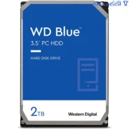 هارد اینترنال وسترن دیجیتال آبی 2 ترابایت مدل Blue WD20EZRZ
