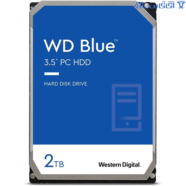 هارد اینترنال وسترن دیجیتال آبی 2 ترابایت مدل Blue WD20EZRZ