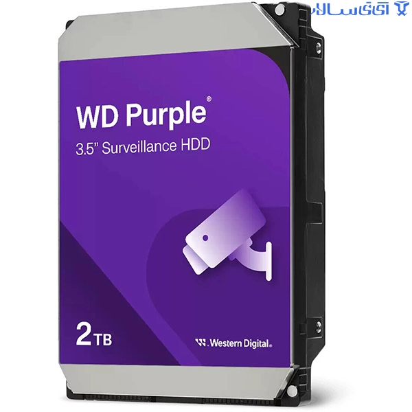هارد اینترنال وسترن دیجیتال بنفش 2 ترابایت Purple WD20PURZ
