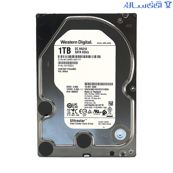 خرید هارد 1 ترابایت اولترا استار Ultrastar اینترنال وسترن دیجیتال