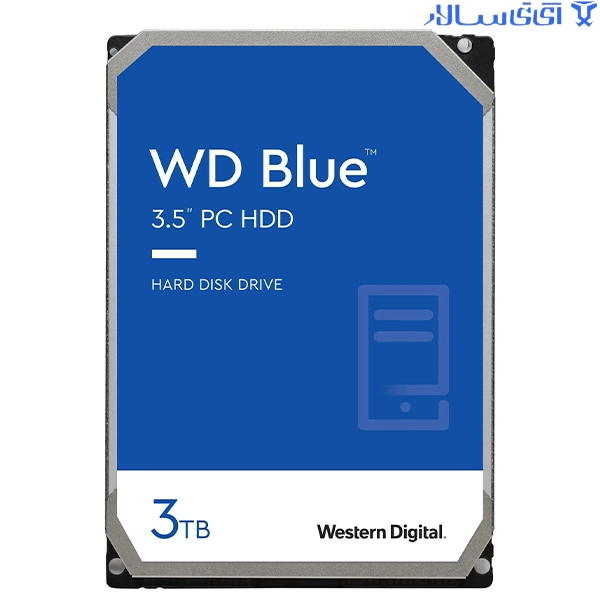 هارد اینترنال وسترن دیجیتال آبی 3 ترابایت مدل Blue WD30EZRZ