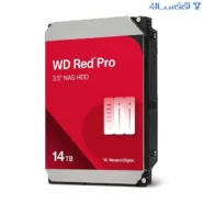 هارد اینترنال وسترن دیجیتال قرمز 14 ترابایت مدل Red PLUS WD140EFFX