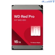 هارد اینترنال وسترن دیجیتال قرمز پرو 16 ترابایت مدل Red PRO WD161KFGX