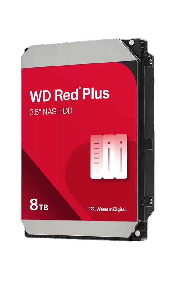 هارد اینترنال وسترن دیجیتال قرمز پلاس 8 ترابایت مدل Red plus WD80EFPX