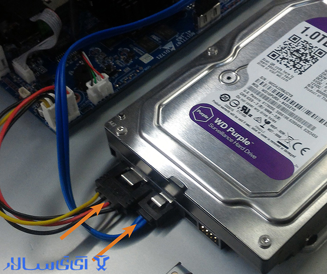 راهنمای نصب هارد در دستگاه DVR یا NVR