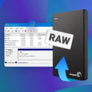 آموزش رفع مشکل RAW شدن هارد اکسترنال