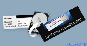 مشکل Unallocated شدن هارد