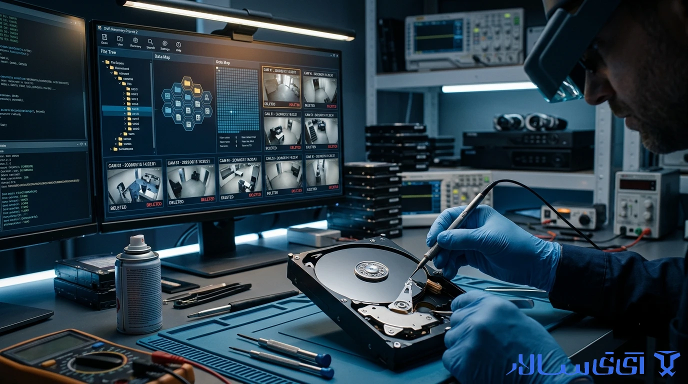 ریکاوری‌ هارد دوربین مداربسته DVR