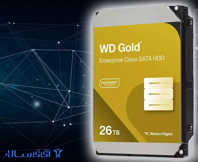 قیمت هارد اینترنال وسترن دیجیتال 26 ترابایت گلد Gold
